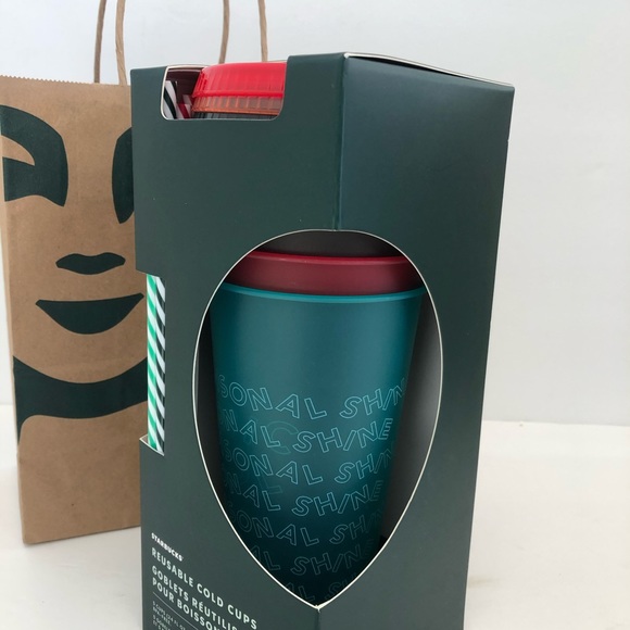 STARBUCKS 2019 Holiday Edition Cold Cup Set of 5 - Picture 4 of 7
